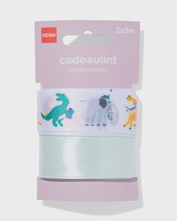 HEMA Cadeaulint 3m feestbeesten - 2 stuks