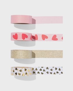 HEMA Washi tape hart - 4 stuks