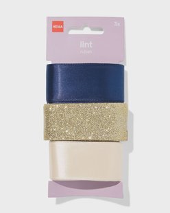 HEMA Lint 3.5m satijn goud - 3 stuks