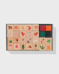 HEMA Stempelset bosdier 28-delig