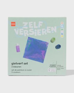HEMA Gietverf set blauw