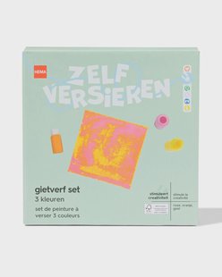 HEMA Gietverf set oranje