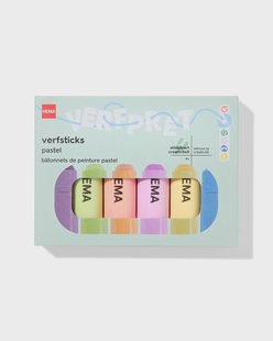 HEMA Verfsticks pastel - 6 stuks