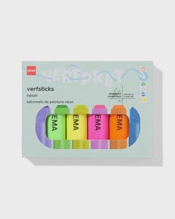 HEMA Verfsticks neon - 6 stuks