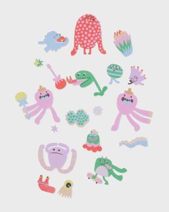 HEMA Viltstickers monsters