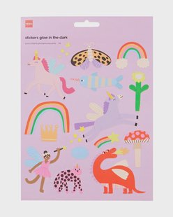 HEMA Stickers glow in the dark fantasie