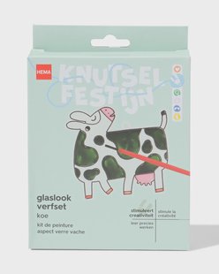 HEMA Verfset glaslook koe