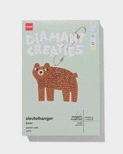 HEMA Diamantcreaties sleutelhanger beer