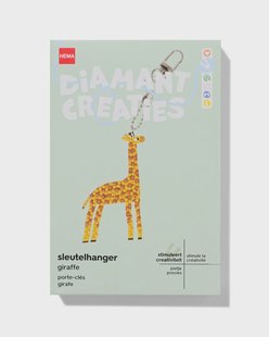 HEMA Diamantcreaties sleutelhanger giraf