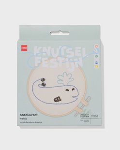 HEMA Borduurset walvis