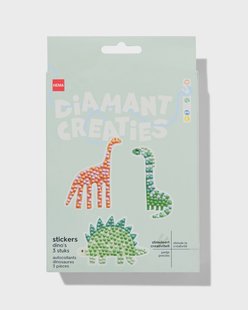 HEMA Diamantcreaties stickers dino&apos;s - 3 stuks