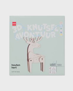 HEMA Bouwplaat houten hert