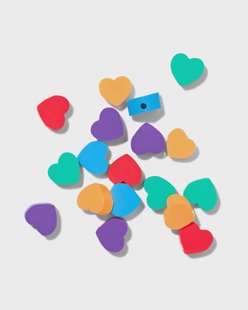 HEMA Kralenmix hartjes