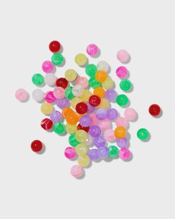 HEMA Kralenmix glas rond marmer