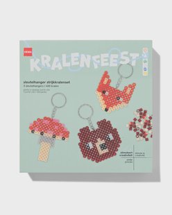 HEMA Strijkkralen sleutelhangers bosdier