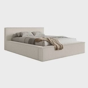 NADUVI Collection Bedframe Rafe ribstof 140 x 200 cm