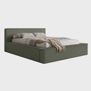 NADUVI Collection Bedframe Rafe ribstof 140 x 200 cm