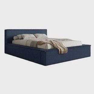 NADUVI Collection Bedframe Rafe ribstof 140 x 200 cm NADUVI Collection Bedframe Rafe ribstof 140 x 200 cm