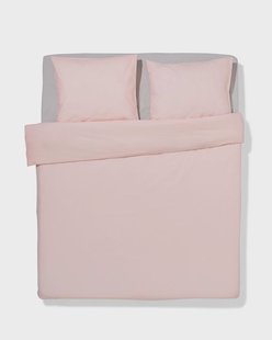 HEMA Dekbedovertrek 240x200/220cm zacht katoen lichtroze (lichtroze)
