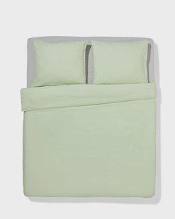HEMA Dekbedovertrek 240x200/220cm zacht katoen lichtgroen (lichtgroen)