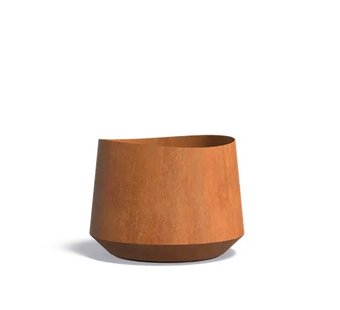 Cortenstaal plantenbak VELIS 80x60cm.