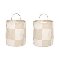 OYOY Chess opbergmanden small 2-pack Clay-offwhite