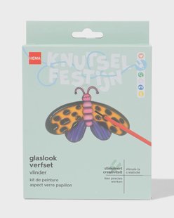 HEMA Verfset glaslook vlinder