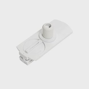 QAZQA Luxe hanglamp adapter voor 1-fase rail wit - Iconic