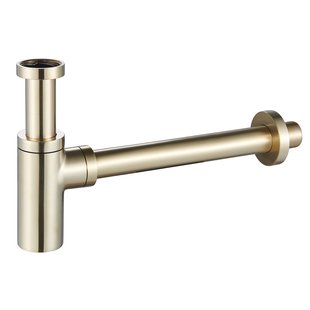 Wastafelsifon BWS Maya 5/4 x 32 mm Geborsteld Messing