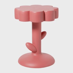 Bijzettafel pop-art flower - oranje - ø45x59 cm