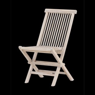 Jildou inklapbare houten tuinstoel whitewash