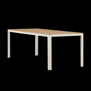 Ingo polywood tuintafel beige - 210 x 90 cm