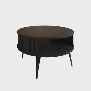 Meubella Salontafel Roslyn - Zwart - 75 cm