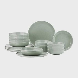 by fonQ Loods Serviesset 24-delig - Mat Mintgroen