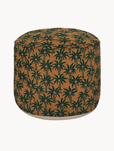 Handgemaakte in- &amp; outdoor poef Laura