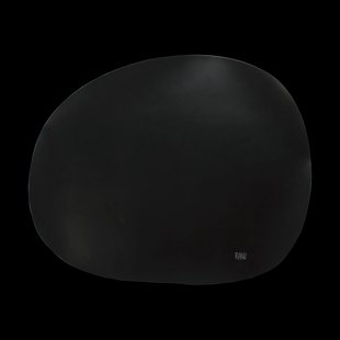 Aida Raw creative placemat siliconen 41x33,5 cm Zwart