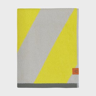 Mette Ditmer Diagonal handdoek Geel, 70x133 cm