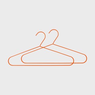 Mette Ditmer Hang-it kledinghanger 2-pack Oranje