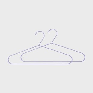 Mette Ditmer Hang-it kledinghanger 2-pack Lila