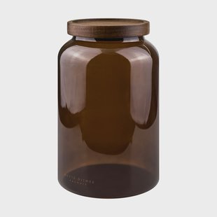 Mette Ditmer Luna pot met deksel large 20 cm Bruin