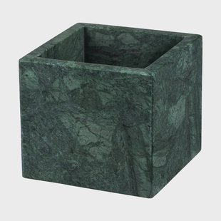 Mette Ditmer Marble kubus 10x10 cm Donker bos