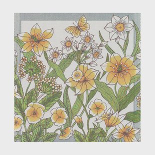 Ekelund Linneväveri Daffodil stoffen servet 35x35 cm Geel