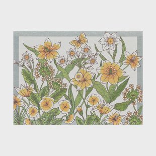 Ekelund Linneväveri Daffodil placemat 35x48 cm Geel
