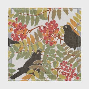 Ekelund Linneväveri Koltrast stoffen servet 35x35 cm Multi