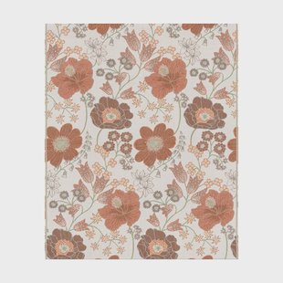 Ekelund Linneväveri Kvällsblom plaid 140x170 cm Multi