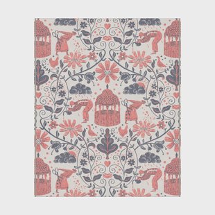 Ekelund Linneväveri Kärleken plaid 140x170 cm Multi