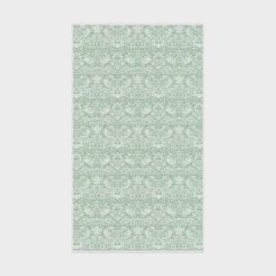 Ekelund Linneväveri Strawberry Thief tafelkleed 150x250 cm Groen