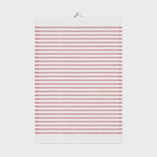 Ekelund Linneväveri Tvärs theedoek rood 35x50 cm