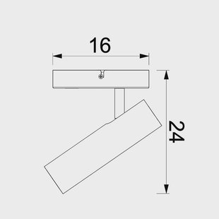 Luminex Axion plafondlamp, 3-lamps, zwart/goud, lang, staal