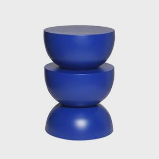 sweeek - Bijzettafel, einde van de bank, metalen nachttafel Ø32 x